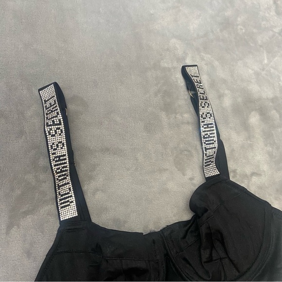 New! Victoria’s Secret Shine Strap Unlined Push Up Bikini Swim Top 4470 - Picture 4 of 8